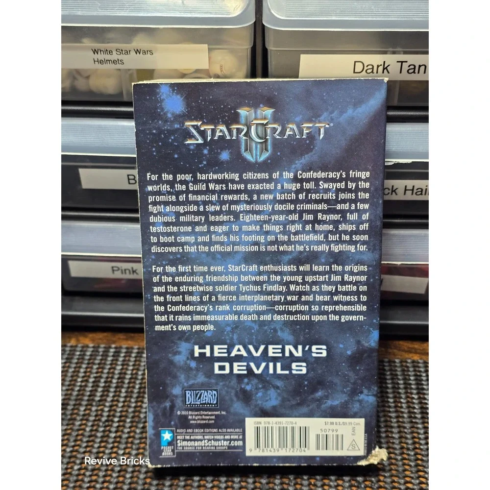 StarCraft II: Heaven's Devils by William C Dietz 1st Edition‎ 2011 Great Cond.